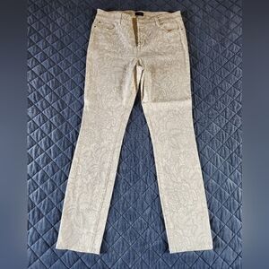 NYDJ Women's Alina Legging Jeans, Creme, Sz 12